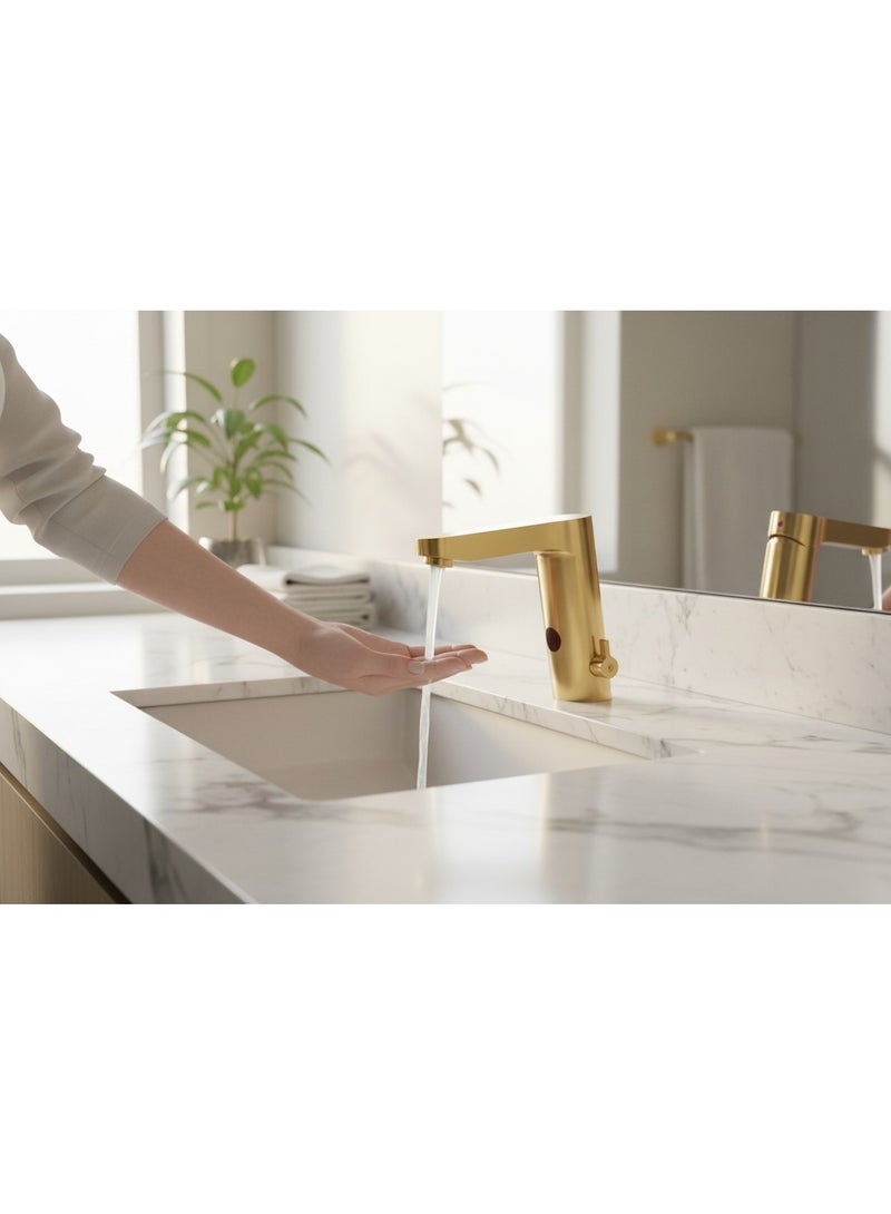 HESANIT Smart Automatic Wash Basin Faucet – Gold Finish - Image 2